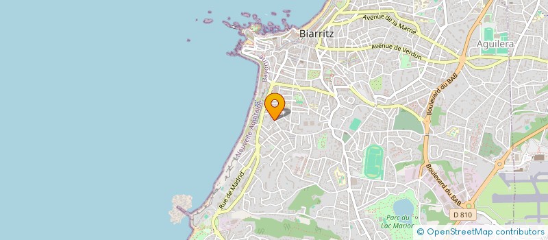 localisation de l'entreprise MADAME CATHERINE SARRAILH  BIARRITZ