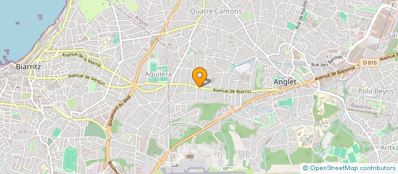 localisation de l'entreprise MADAME CATHERINE SARRAILH à ANGLET