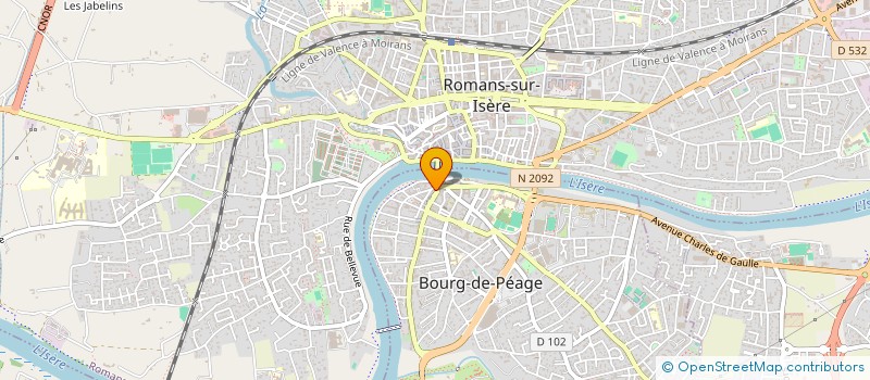 localisation de l'entreprise MADAME CATHERINE SARRAZIN à BOURG-DE-PEAGE