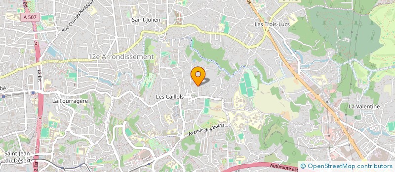 localisation de l'entreprise MADAME CATHERINE SARROBERT  MARSEILLE