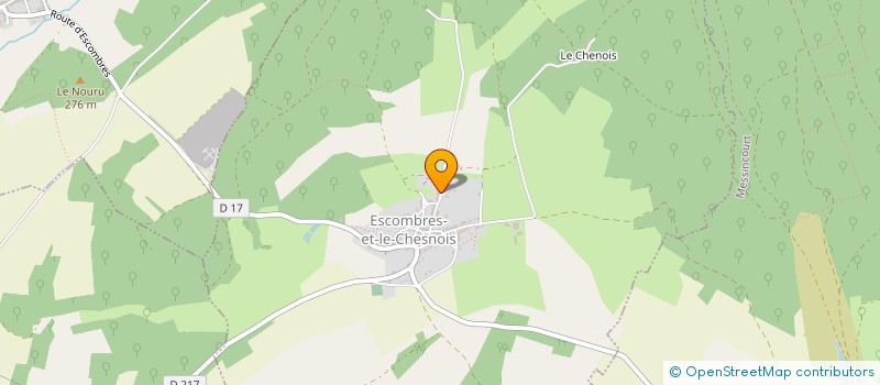 localisation de l'entreprise MADAME CATHERINE SAUBON  ESCOMBRES-ET-LE-CHESNOIS