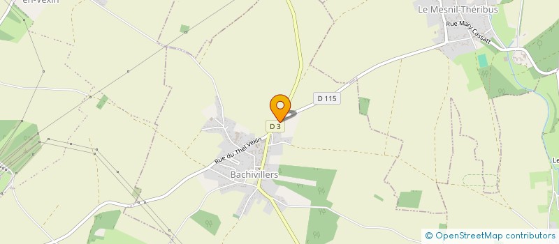 localisation de l'entreprise MADAME CATHERINE SAULNIER  CHAUMONT-EN-VEXIN