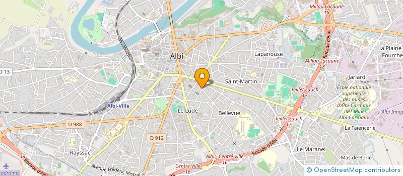 localisation de l'entreprise MADAME CATHERINE SAUNAL à ALBI