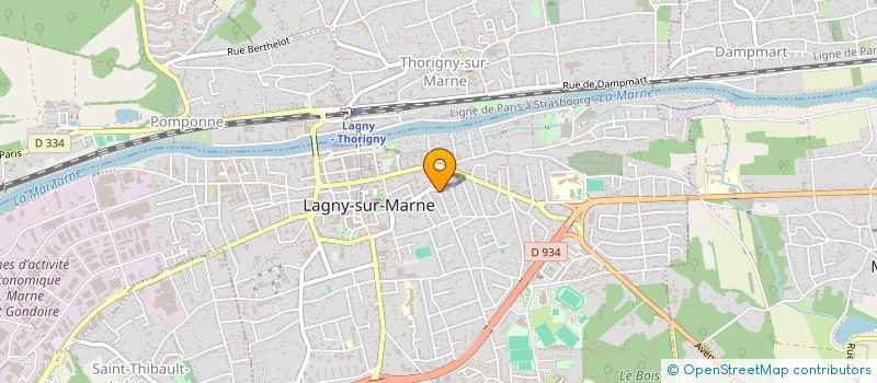 localisation de l'entreprise MADAME CATHERINE SAUTJEAU à LAGNY-SUR-MARNE