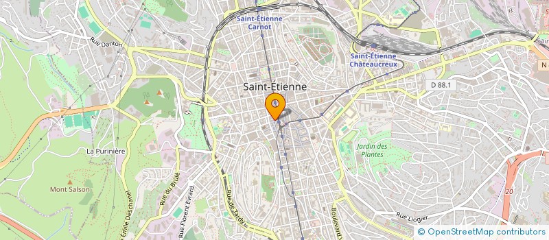 localisation de l'entreprise MADAME CATHERINE SAUVANT à SAINT-ETIENNE
