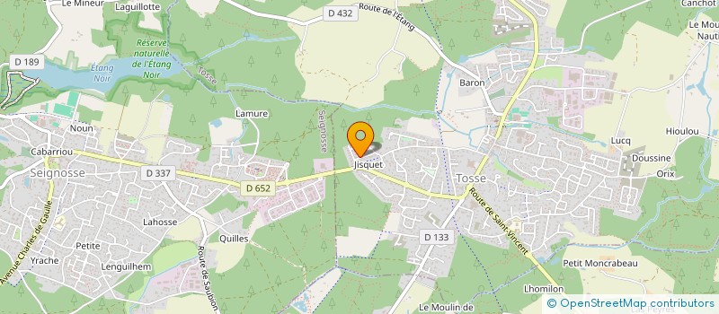 localisation de l'entreprise MADAME CATHERINE SAUVIGNON  TOSSE