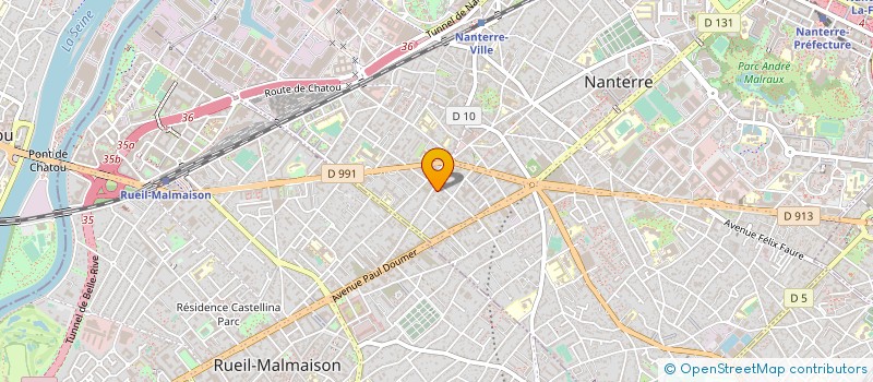 localisation de l'entreprise MADAME CATHERINE SAX à NANTERRE