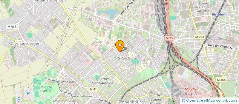 localisation de l'entreprise MADAME CATHERINE SCHAERER à STRASBOURG