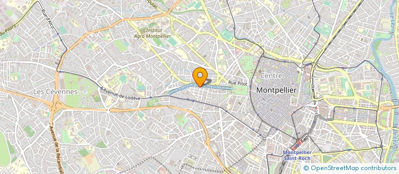 localisation de l'entreprise MADAME CATHERINE SCHAFFER à MONTPELLIER