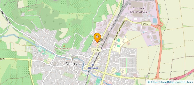 localisation de l'entreprise MADAME CATHERINE SCHEER  OBERNAI