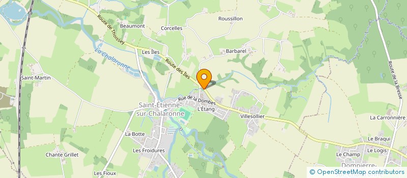 localisation de l'entreprise MADAME CATHERINE SCHIED  SAINT-ETIENNE-SUR-CHALARONNE