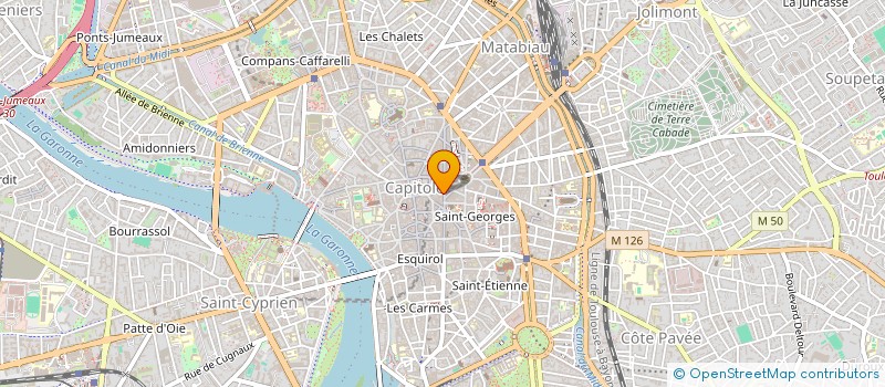 localisation de l'entreprise MADAME CATHERINE SCHLEGEL  TOULOUSE