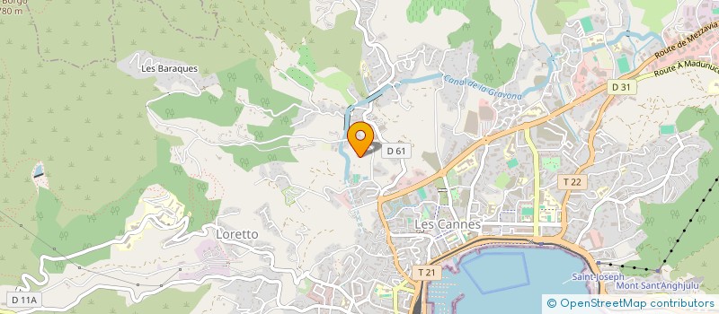 localisation de l'entreprise MADAME CATHERINE SCHMITT  AJACCIO