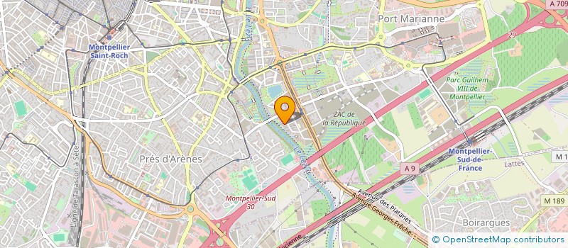 localisation de l'entreprise MADAME CATHERINE SCHMITT  MONTPELLIER