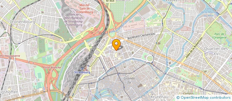 localisation de l'entreprise MADAME CATHERINE SCHWARTZ à STRASBOURG