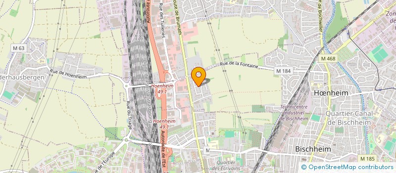 localisation de l'entreprise MADAME CATHERINE SCHWARTZ  HNHEIM