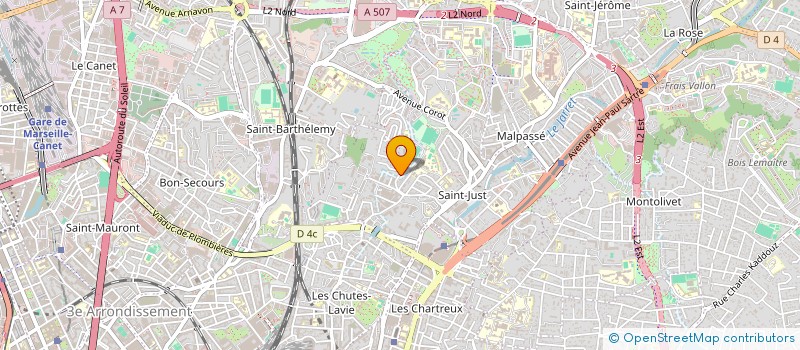localisation de l'entreprise MADAME CATHERINE SCOGLIO à MARSEILLE