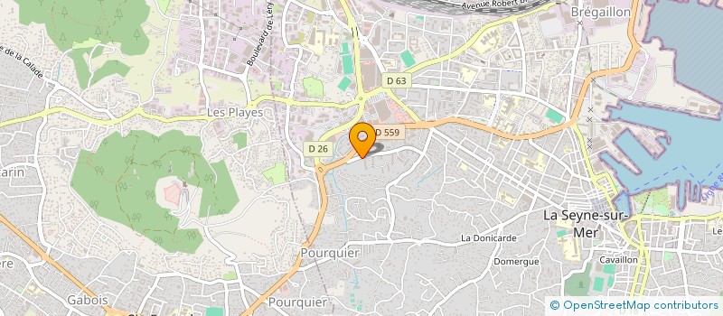 localisation de l'entreprise MADAME CATHERINE SEGURA  LA SEYNE-SUR-MER