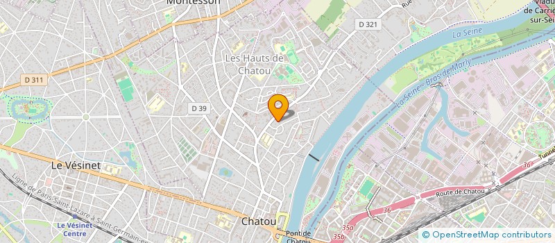 localisation de l'entreprise MADAME CATHERINE SEGURA  CHATOU