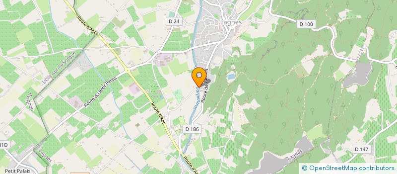 localisation de l'entreprise MADAME CATHERINE SEIGLE  LAGNES