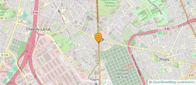 localisation de l'entreprise MADAME CATHERINE SEILLER  CHEVILLY-LARUE