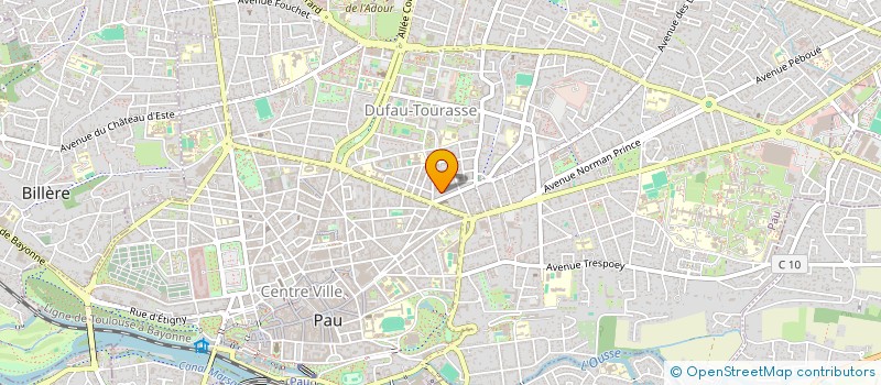 localisation de l'entreprise MADAME CATHERINE SEITE à PAU
