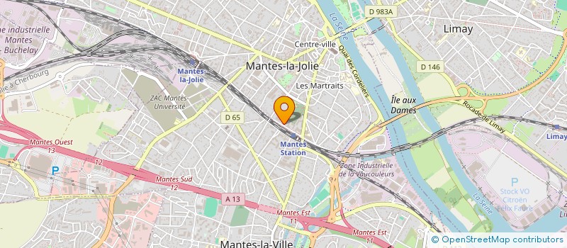 localisation de l'entreprise MADAME CATHERINE SENAN DOKPONNOU  MANTES-LA-JOLIE