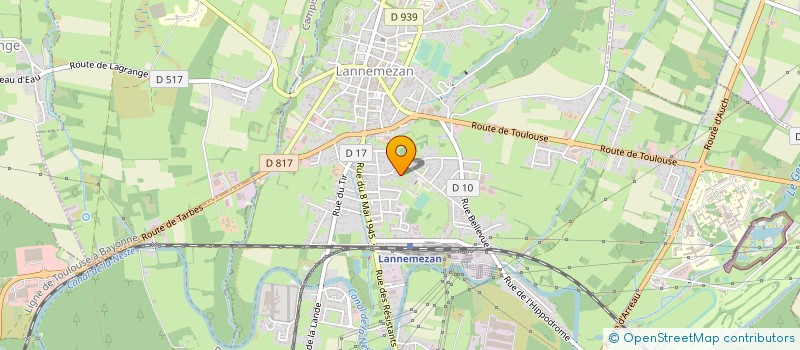 localisation de l'entreprise MADAME CATHERINE SENAUX à LANNEMEZAN