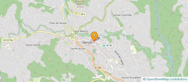 localisation de l'entreprise MADAME CATHERINE SENECHAL à VENCE