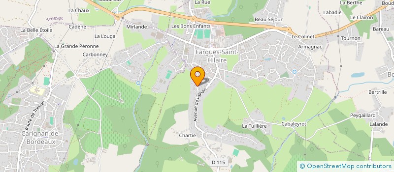 localisation de l'entreprise MADAME CATHERINE SEPE  FARGUES-SAINT-HILAIRE