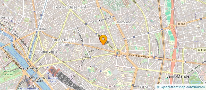 localisation de l'entreprise MADAME CATHERINE SERGENT  PARIS