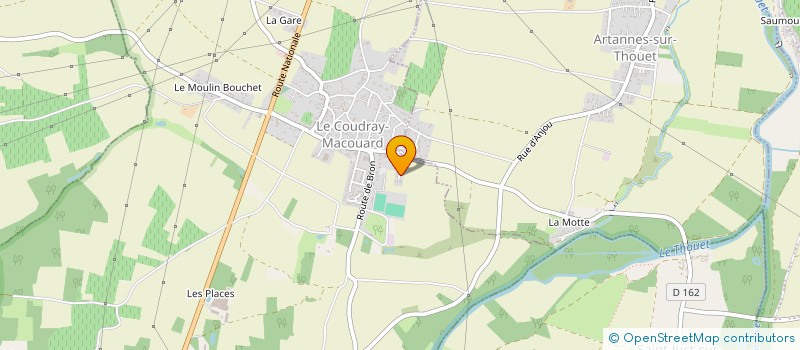 localisation de l'entreprise MADAME CATHERINE SERIN  LE COUDRAY-MACOUARD