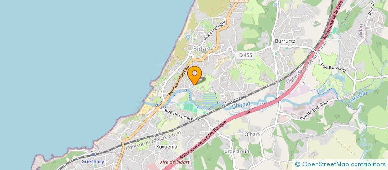 localisation de l'entreprise MADAME CATHERINE SERRES  BIDART