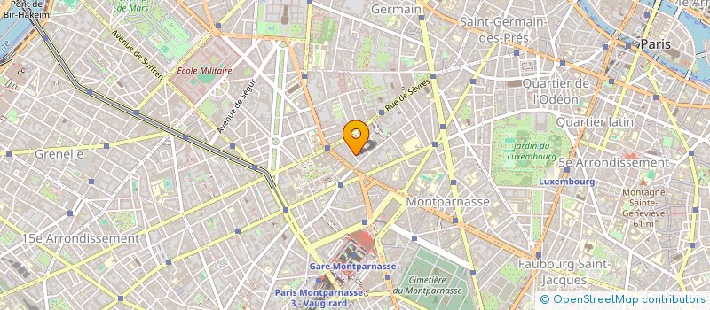 localisation de l'entreprise MADAME CATHERINE SEVIN  PARIS