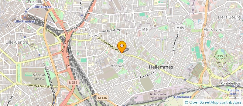 localisation de l'entreprise MADAME CATHERINE SGARD  LILLE