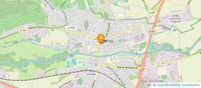 localisation de l'entreprise MADAME CATHERINE SIEGLER  UFFHOLTZ