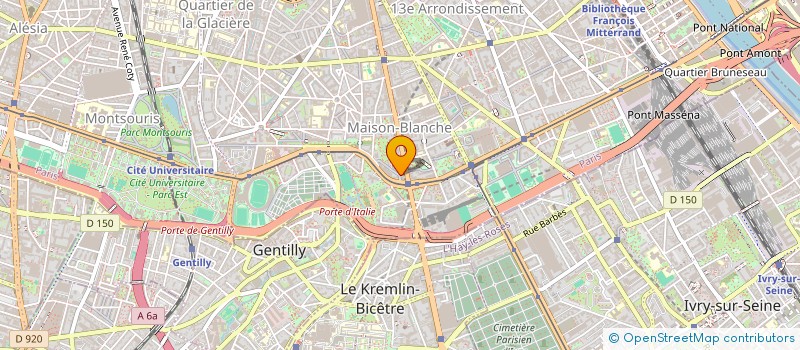 localisation de l'entreprise MADAME CATHERINE SIEULANNE  PARIS