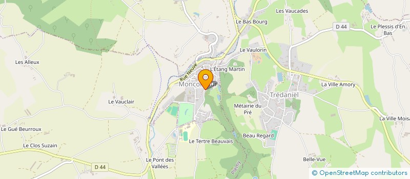 localisation de l'entreprise MADAME CATHERINE SIGMAN  MONCONTOUR