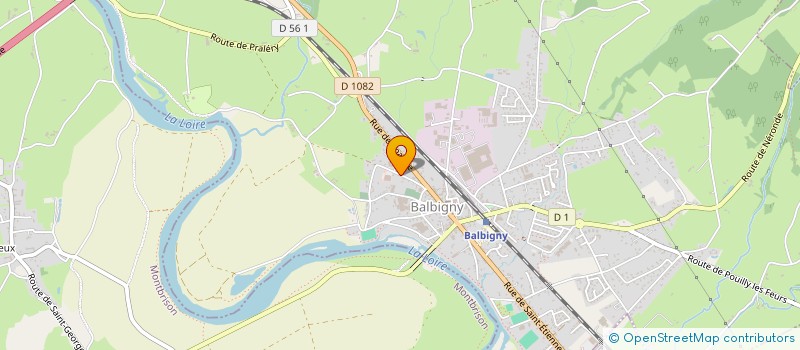 localisation de l'entreprise MADAME CATHERINE SIJOBERT  BALBIGNY