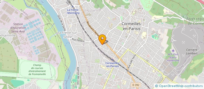 localisation de l'entreprise MADAME CATHERINE SIMON  CORMEILLES-EN-PARISIS