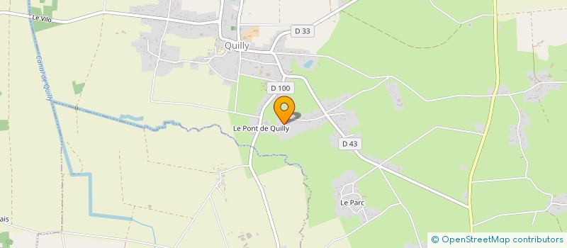 localisation de l'entreprise MADAME CATHERINE SIMON  QUILLY