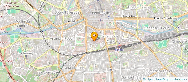 localisation de l'entreprise MADAME CATHERINE SIMONET  RENNES