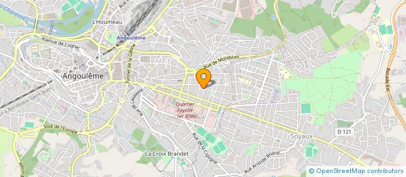 localisation de l'entreprise MADAME CATHERINE SIMONI à ANGOULEME