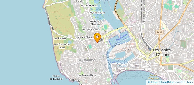 localisation de l'entreprise MADAME CATHERINE SIMONIN à LES SABLES D'OLONNE