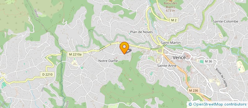 localisation de l'entreprise MADAME CATHERINE SIROTTI à VENCE