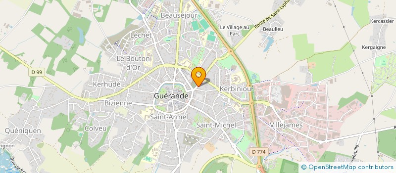 localisation de l'entreprise MADAME CATHERINE SIZAIRE à GUERANDE