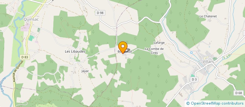 localisation de l'entreprise MADAME CATHERINE SOBCZYK à VILLARS
