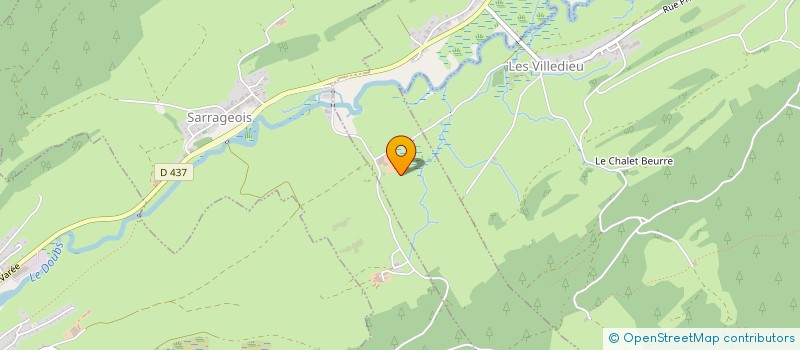 localisation de l'entreprise MADAME CATHERINE SOCIE  CHAUX-NEUVE