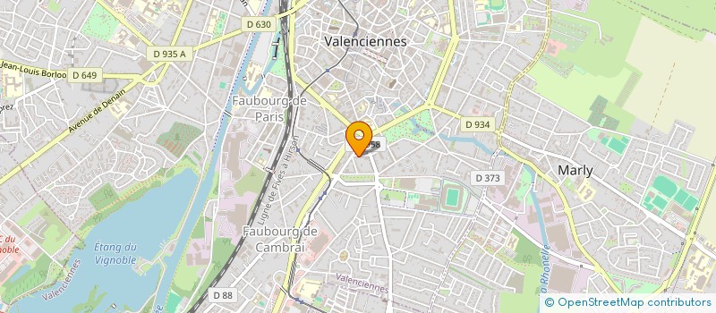 localisation de l'entreprise MADAME CATHERINE SOHIEZ  VALENCIENNES