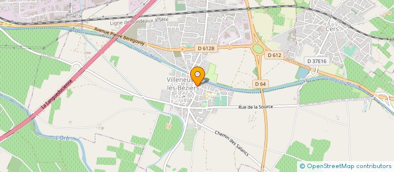 localisation de l'entreprise MADAME CATHERINE SOLANA à VILLENEUVE-LES-BEZIERS